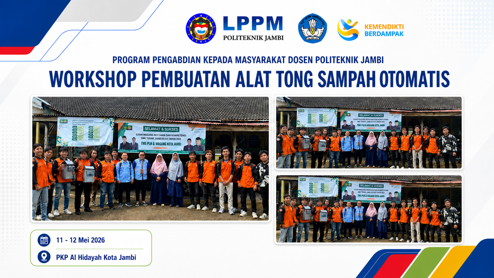 Workshop Pembuatan Alat Tong Sampah Otomatis
