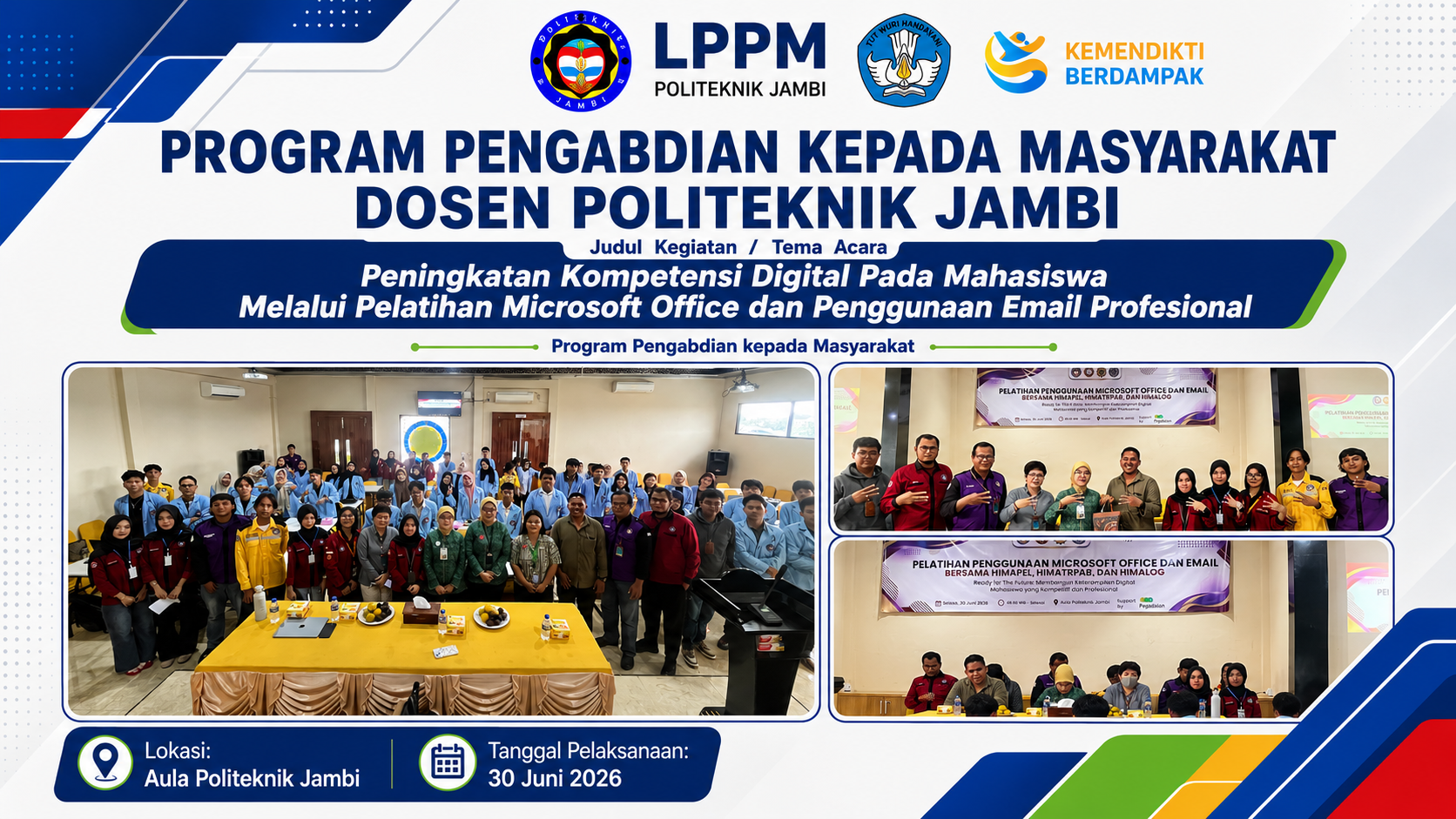 Peningkatan Kompetensi Digital Pada Mahasiswa Melalui Pelatihan Microsoft Office dan Penggunaan Email Profesional
