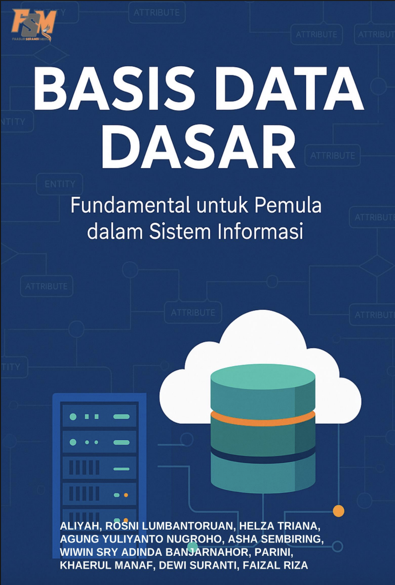Sampul Basis Data Dasar Fundamental untuk Pemula dalam Sistem Informasi